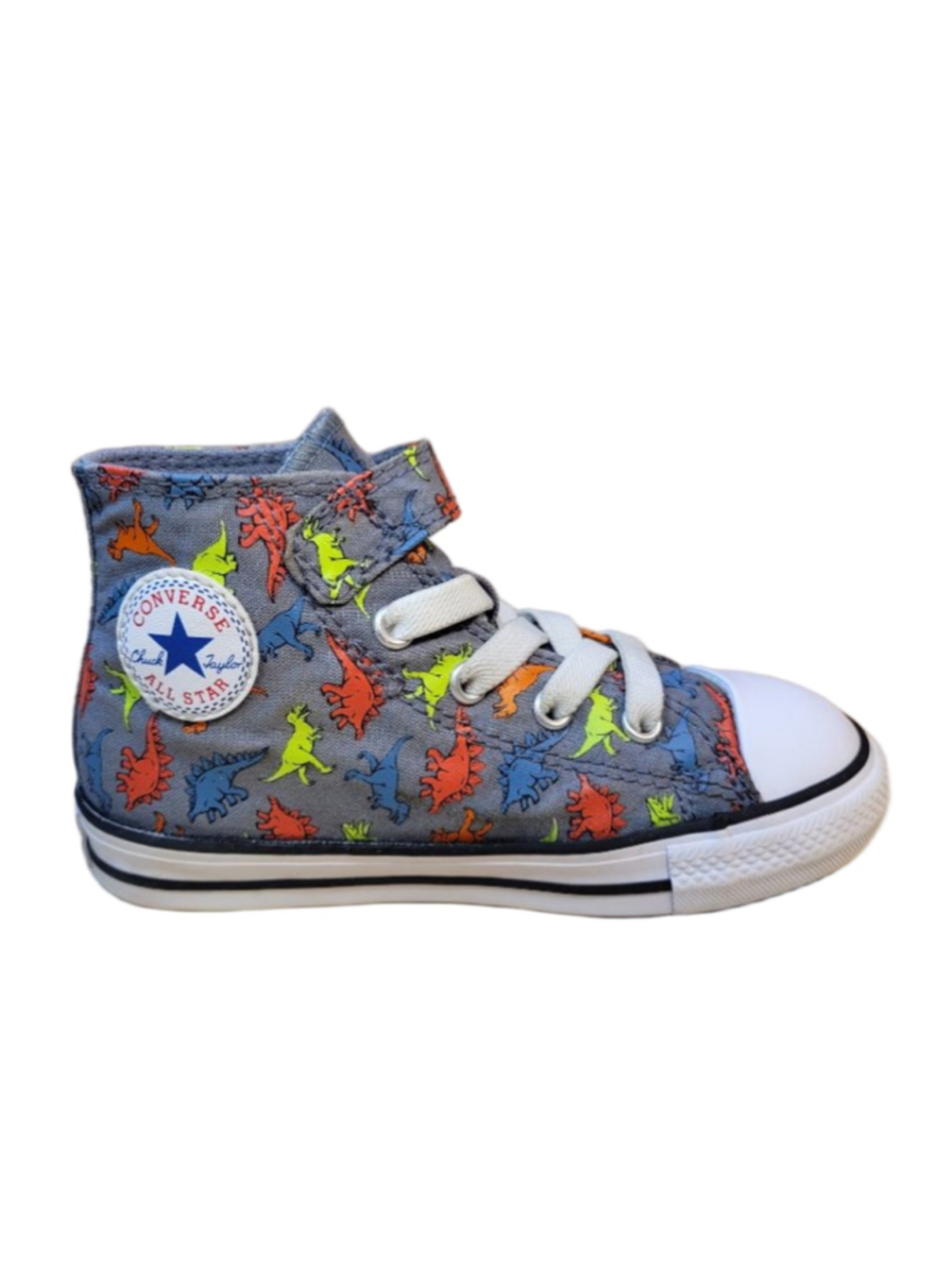 Converse Chuck Taylor All Star Dinoverse High Top Athletic Sneakers in Cool Grey